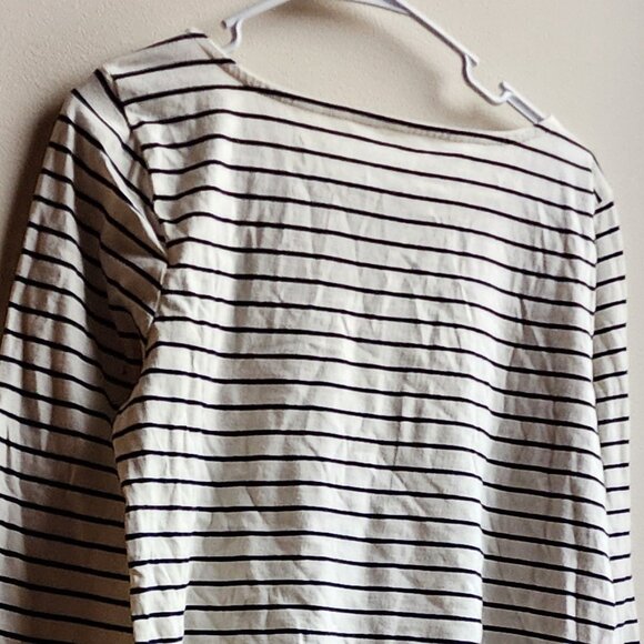 NWT Talbots Holly Striped Scoop Neck Jersey Size Petite Medium - Picture 13 of 16